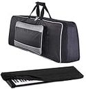 Mexa Keyboard Bag Compatible With Yamaha PSR-E363, E373, E473, E463, I455, I425, I400, I500 Keyboard & Casio CT-X700, X870IN, X8000IN, X9000IN Keyboard With Dust Cover Padded Quality