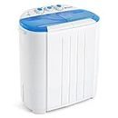 Portable Twin Tub Washing Machine 5 KG Total Capacity Washer And Spin Dryer Combo Compact For Camping Dorms Apartments College Rooms 3 KG Washer 2 KG Drying