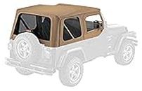 Pavement Ends by Bestop 51197-37 Spice Replay Replacement Soft Top Tinted Back Windows-With upper Door Skins-No frame hardware included- 1997-2006 Jeep Wrangler by Pavement Ends