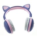 Auricolari Bluetooth 5.0 Wireless Cat Ear LED con / Mic Cuffie per bambine