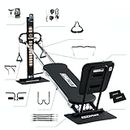 GR8FLEX High Performance Gym with Total Over 100 Workout Exercises (Carbon Fiber Black Model)