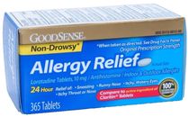 GoodSense Allergy Relief Loratadine 10mg, 365 Tablets, Exp 02/25 (like Claritin)