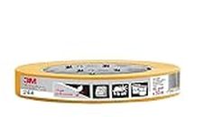 3M Professional Masking Tape 244, Universal Surfaces, Painters Tape, 18 mm x 50 m - High Precision, UV and Water Resistant, For Indoor & Outdoor