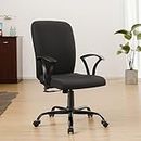 Green Soul Seoul X Office Chair, Mid Back Mesh Ergonomic Home Office Desk Chair with Comfortable & Spacious Seat, Rocking-tilt Mechanism & Heavy Duty Metal Base (Black)