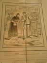 1892 Cartoon - Chair Game We Played the Russian Anthem We Listen Standing