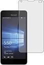 ProScreens Mobile Back Cover Case Compatible 9H Hardness Crystal Clear Screen Guard Compatible for Microsoft Lumia 550 Screen Protector With Full Installation Kit