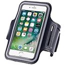 Nplus India Sports Armband for Apple iPhone 7 - Sleek Black, Secure Fit, Adjustable Strap, Headphone Access, Key Pocket - Ideal for Running, Gym, and Outdoor Activities