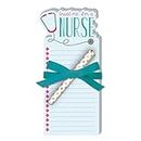 Lady Jayne Nurse Stethoscope Die-Cut Note Pad with Pen (11899) 4 x 8 in