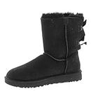 UGG Women’s Bailey Bow Boots, Black, 9 US
