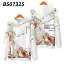 Abrigos informales para el torso con capucha natsume yuujinchou suéter manga larga F11