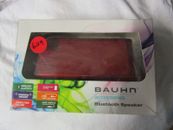Altavoz portátil inalámbrico recargable Bauhn Accessories rojo nuevo USB