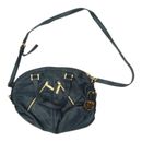 Michael Kors blaue Lederhandtasche mit Reißverschluss | Vintage Designer Damen Vintage