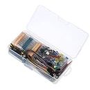 XiaoXIN 830 Breadboard Set Electronics Component Starter DIY Kit avec boîte en plastique Compatible avec Arduino UNO R3 Package Package