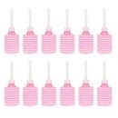 HEALLILY 12pcs Disposable Applicator Bottle Vaginal Anal Cleaner Vaginal Douche for Women Personal Health 200ml Pink