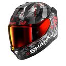 Shark SKWAL i3 Hellcat Mat Black Chrom Red KUR Full Face Helmet -  Livraison ...