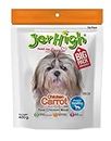 JerHigh Chicken Dog Treats, Human Grade High Protein Chicken, Fully Digestible Healthy Snack & Training Treat, Free from by-Products & Gluten, Carrot 400Gm Sold by Dogsncats - All Life Stages, Stick
