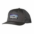 PATAGONIA P-6 Logo Trucker Hat, Unisex, Forge Grey, Talla única