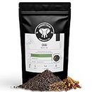 Edward Fields Tea ® - Té Negro Chai Latte orgánico a granel. Té bio recolectado a mano con ingredientes y aromas naturales y ecológicos. India. 100g / 50 tazas