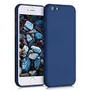 kwmobile Case Compatible with Apple iPhone 6 / 6S Case - Slim Protective TPU Silicone Phone Cover - Dark Blue