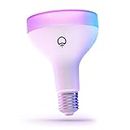 LIFX Color, 1100 lumens BR30 E26, 2.4GHz Wi-Fi Smart LED Light Bulb, Billions of Colors and Whites, No Bridge Required, Compatible with Alexa, Hey Google, HomeKit and Siri, Multicolor (2-Pack)