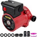 Water Pressure Booster Pump NPT 3/4'' 3-Speed Domestic Circulator Pump 110-120V