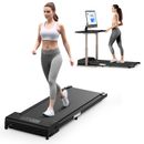 2 IN 1 Folding Electric treadmill Under Desk Walking Pad with Remote