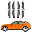 ARKZO Latest Exterior Car Door Accessories All Handle Corner and Edge Scratch Guards Rubber Side Guard Stickers Protector for Slavia, Kushaq, Kodiaq, Superb, Rapid, Octavia, Fabia, Laura
