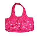 American Girl  2 Doll Carrier Travel Nylon Tote Bag Pink Stars Pockets Retired