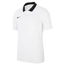 Nike Homme Club Team 20 Polo Shirt, White/Black/Black, M EU