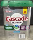 Cascade Platinum Dishwasher Detergent Pods Fresh Scent (92 count)