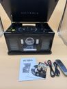 Victrola 8-in-1 Bluetooth Record Player & Multimedia Center, Built-in Stereo NEW