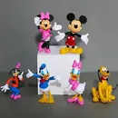 9-11 cm Disney Cartoon große Minnie Mickey Mouse Figuren Spielzeug Set doof Hochzeits torte