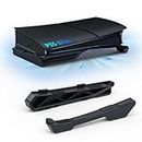 NexiGo Horizontal Stand for New PS5 Slim Console, [Minimalist Design], Base Stand for PS5 Accessories, Compatible with Playstation 5 Slim Disc & Digital Editions, Black, 3561 BLK