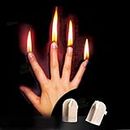 Enjoyer Finger Fire Zaubertricks Bühne Magic Prop Gimmick Professional Magician Zubehör, 4 Stück/Set