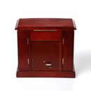 Alcott Hill® Musical Jewelry Box Wood in Brown/Red | 9.5 H x 10.3 W x 5.4 D in | Wayfair BBMT2616 40025855