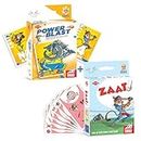 KAADOO Get 2 for 1 - ZAAT and Power Blast - JUNGLY Cricket World Cup Card Game – Fun Wildlife-Themed Pocket Game for Kids 6+, Teens & Adults (2-4 Players)