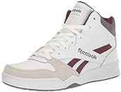 Reebok Men's Royal Bb4500 Hi2 Sneaker, White/Classic Maroon/Pure Grey, 13
