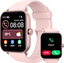 Reloj inteligente impermeable para mujer reloj inteligente Bluetooth para iPhone Samsung 2024