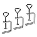 3 Pieces C Clamps Metal,45 mm Adjustable Desk Clamp Made of Aluminum Alloy, Clamps for Woodworking, Welding, Carpenter, DIY Device Aids