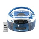 HamiltonBuhl 5050ULTRA Educational Boombox Home CD Player Recorder Blue