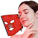 Bnlei Red Light Therapy for Face【Thinner Softer Lighter Silicone】 Upgraded 7 colors Infrared LED Facial Mask Light Therapy Device, Skin Care Facial Treatment Mask Skincare Tool
