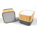 Mini Squared Wooden Bluetooth Speaker Portable 3D Stereo Music Loudspeaker Box Wireless Bluetooth