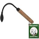 Grampa's Garden Hook - Weed Puller Tool & Gardening Hand Cultivator - Versatile Tool That Functions as a Cultivator, Hand Tiller, Weeder, & Edging Tool - Lightweight & Durable to Use