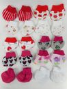 ACCESSORIES FOR 17" BABY BORN DOLL (41) 10 PAIRS SOCKS~ASSORTED PRINTS & COLOURS