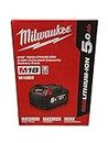 Milwaukee M18B5 M18 5.0Ah Redlithium-ION Extended Capacity Battery