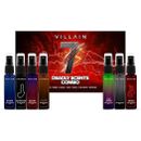Villain 7 Aromas Mortales Pack de 7 X 8ml Perfume de Bolsillo de Larga Duración para Hombre Regalo