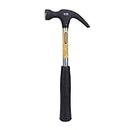 STANLEY 51-152 Claw Hammer with Steel Shaft for Masonry, Woodwork, Fittings for Home, DIY, Mechanic, Industrial & Professional Use, GREY & BLACK