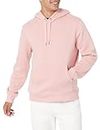Amazon Essentials Men's Hooded Fleece Sweatshirt (Available in Big & Tall), Pink, M