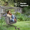 Garden Hanging Egg Swing Chair Rattan Effect Relaxing Patio Hammock w/ Cushions