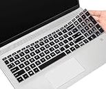 VNJ ACCESSORIES Premium Keyboard Cover Protector for New HP Pavilion 15-eh 15-eg 15-er Series Laptop - Black